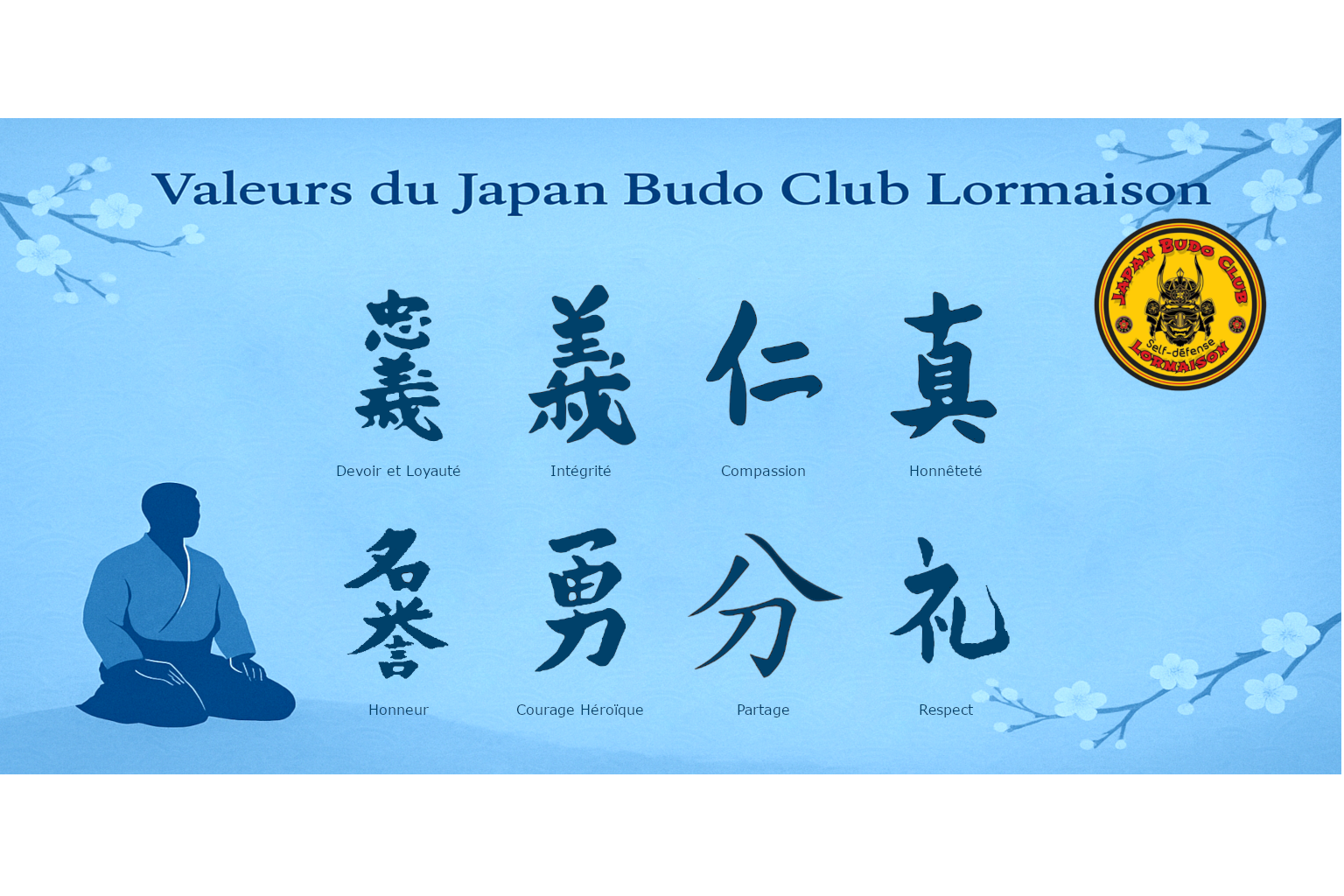 Valeurs_JBCL Valeurs du Japan Budo Club Lormaison